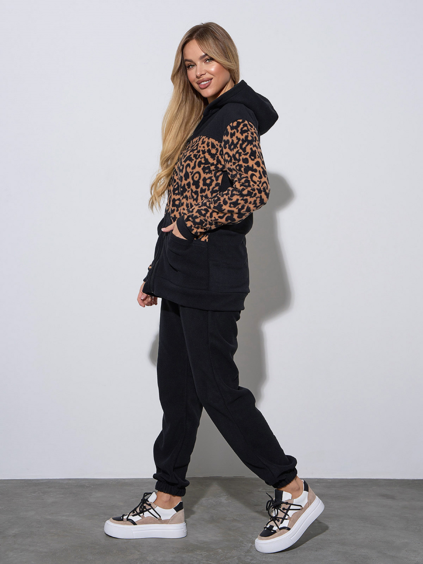 Повсякденний костюм ISSA Plus модель SA-578_черный Фото