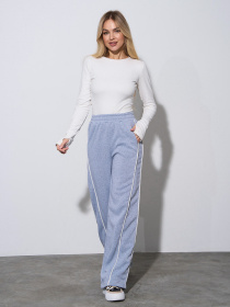 Штаны спортивные ISSA Plus модель 14907_светло_серый Фото