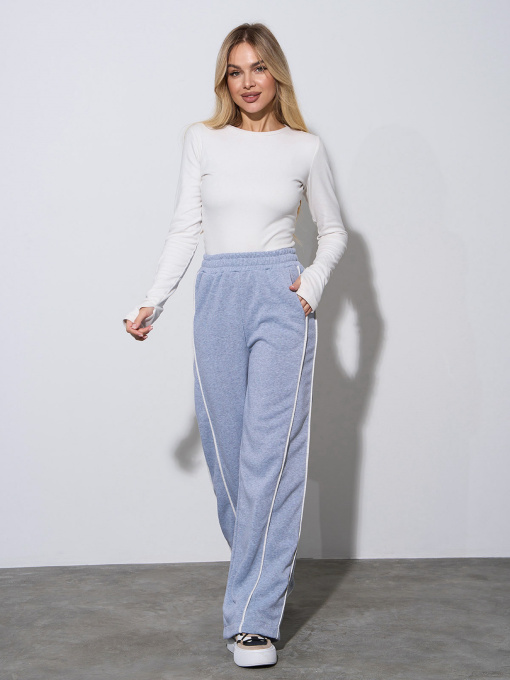 Штаны спортивные ISSA Plus модель 14907_светло_серый Фото