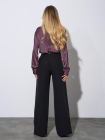 Штани палаццо ISSA Plus модель 14911_черный Фото