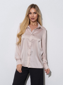 Рубашка ISSA Plus модель 14972_светло_бежевый Фото