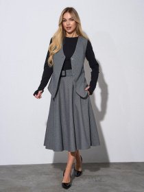 Костюм ISSA Plus модель 14976_серый Фото