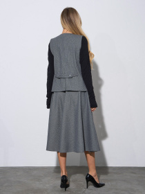 Повсякденний костюм ISSA Plus модель 14976_серый Фото