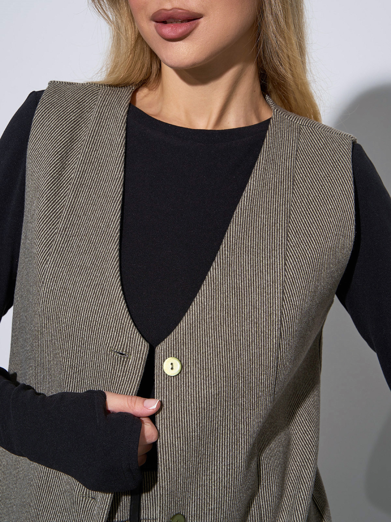 Костюм ISSA Plus модель 14977_хаки Фото