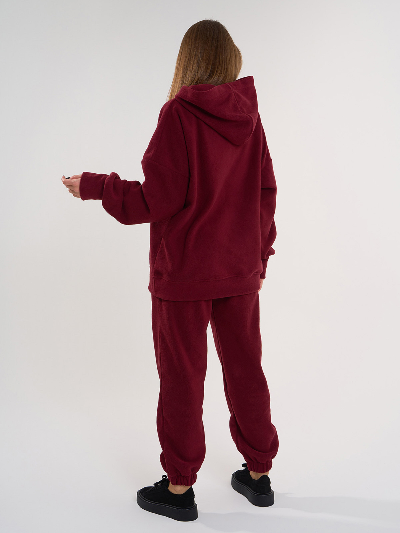 Повседневный костюм ISSA Plus модель 14876A_бордовый Фото