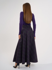 Юбка макси ISSA Plus модель 14929A_мультиколор Фото