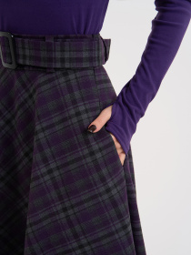 Юбка макси ISSA Plus модель 14929A_мультиколор Фото