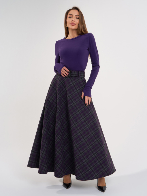 Спідниця максі ISSA Plus модель 14929A_мультиколор Фото