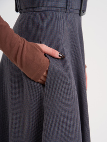 Юбка макси ISSA Plus модель 14980_мультиколор Фото