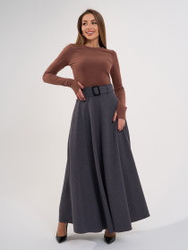 Юбка макси ISSA Plus модель 14980_мультиколор Фото