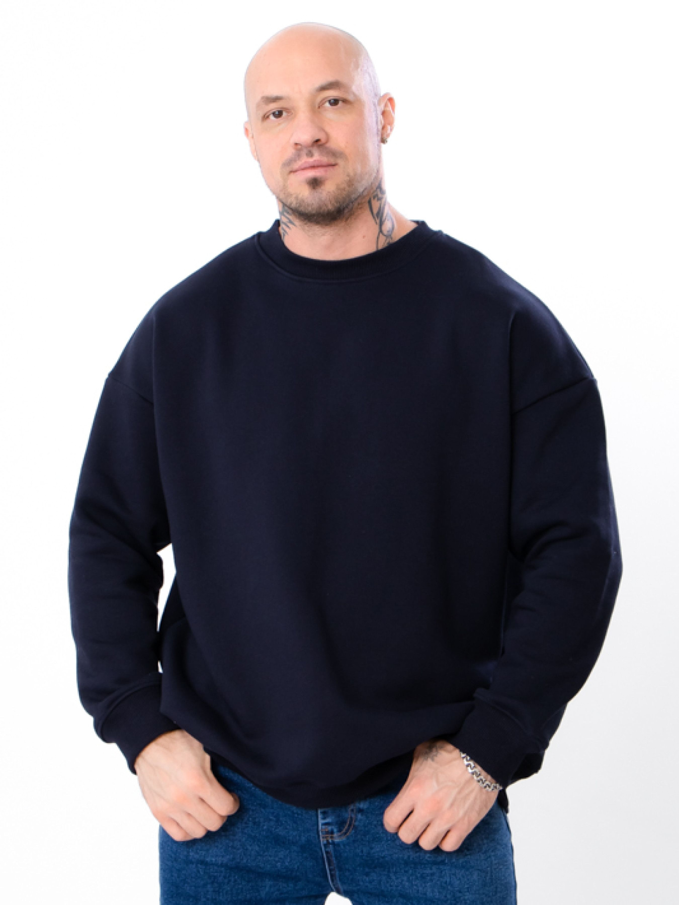 Світшот Носи своє модель 8379-025-chornilxno-sinj Фото