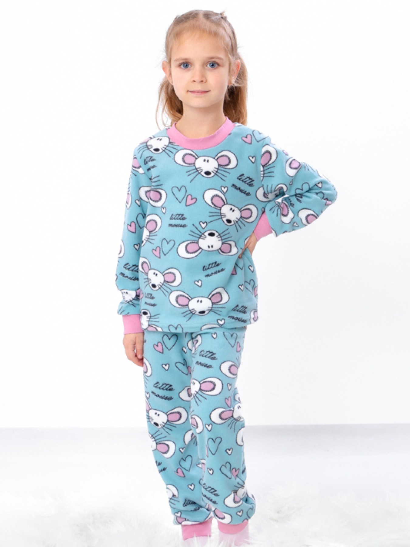 Пижама Носи своє модель 6076-028-5-mishenqta-sro-blakitnij Фото