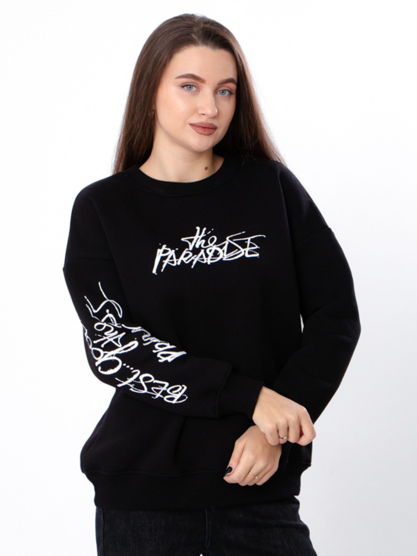 Світшот Носи своє модель 8355-025-33-chornij Фото