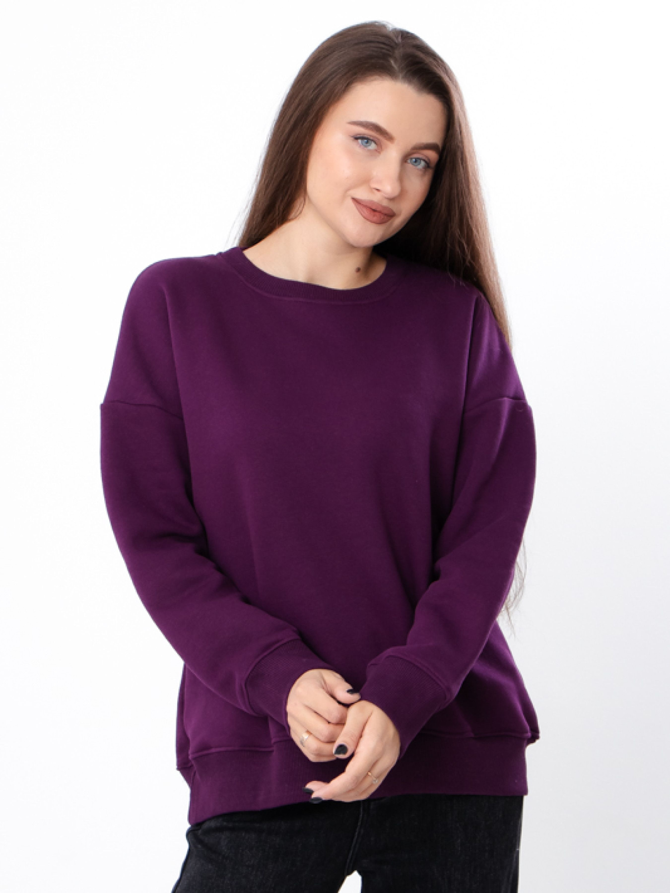 Світшот Носи своє модель 8355-025-baklazhan Фото