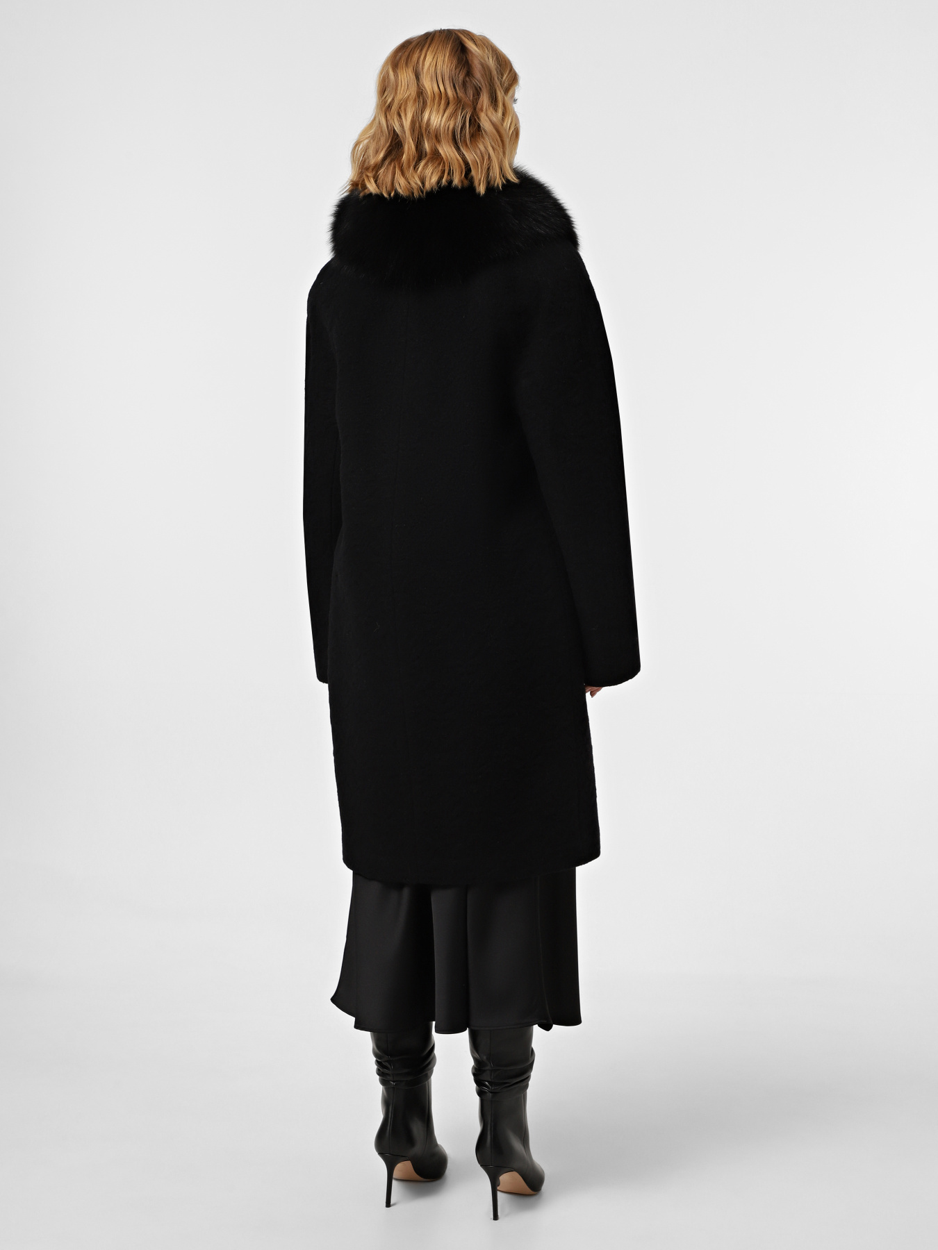 Пальто з утеплювачем Danna модель 1983BL Фото