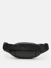 Поясна сумка Borsa Leather модель K1619p-black Фото