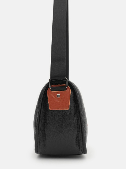 Кросс-боди Borsa Leather модель K15431bl-black — фото 4 - INTERTOP