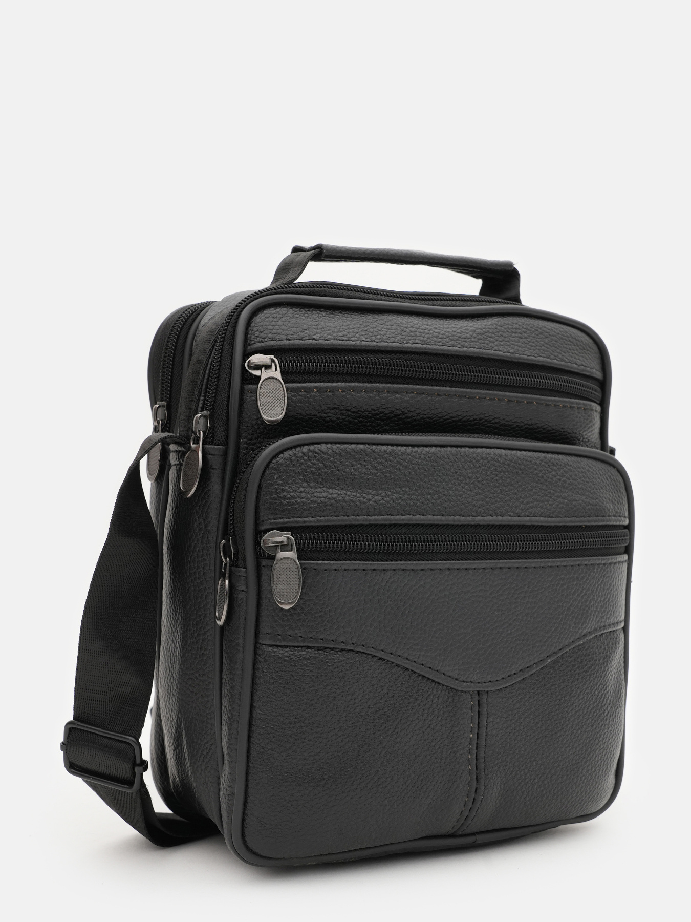 Мессенджер Borsa Leather модель k16681-3bl-black Фото