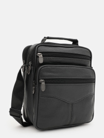 Мессенджер Borsa Leather модель k16681-3bl-black Фото