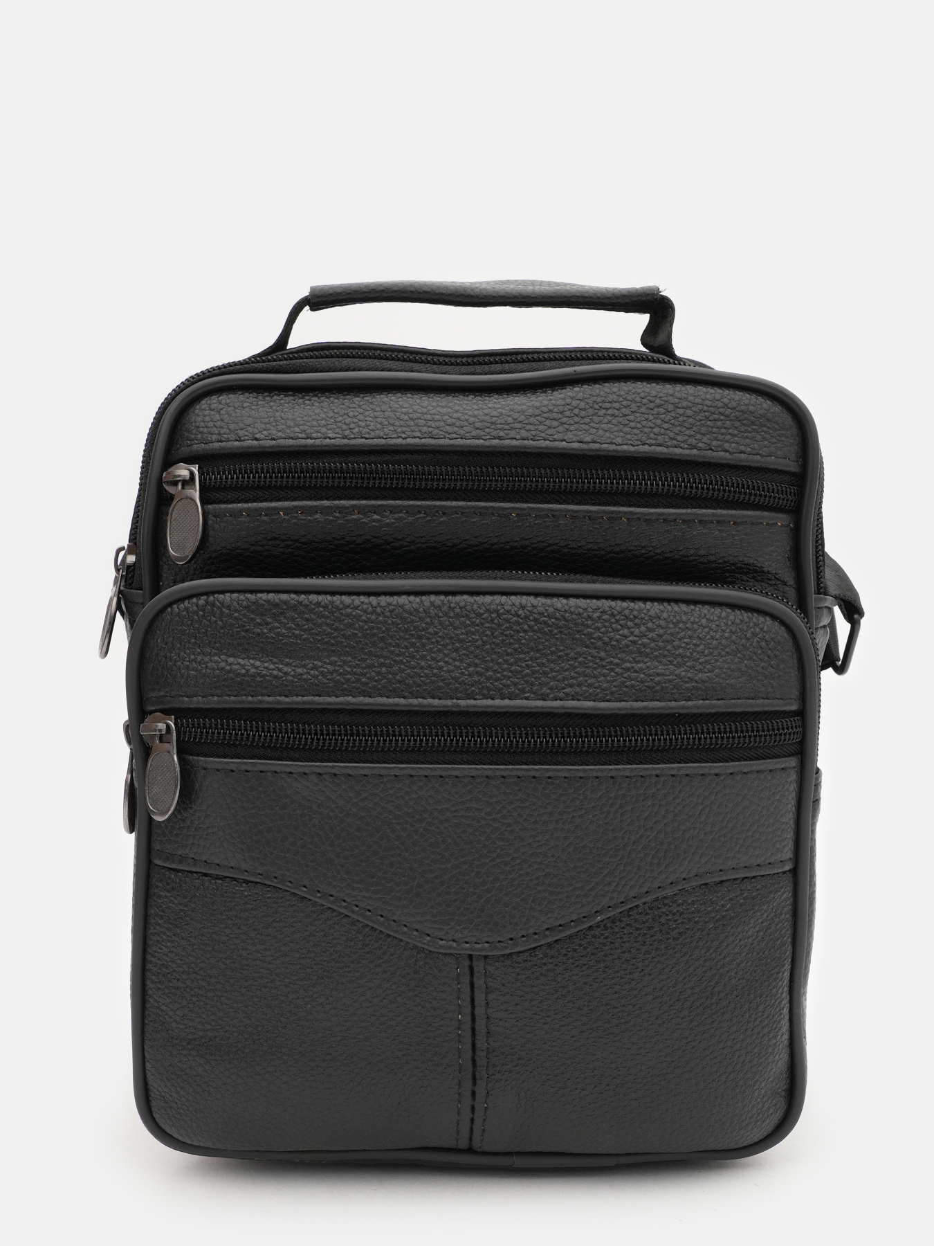 Мессенджер Borsa Leather модель k16681-3bl-black Фото