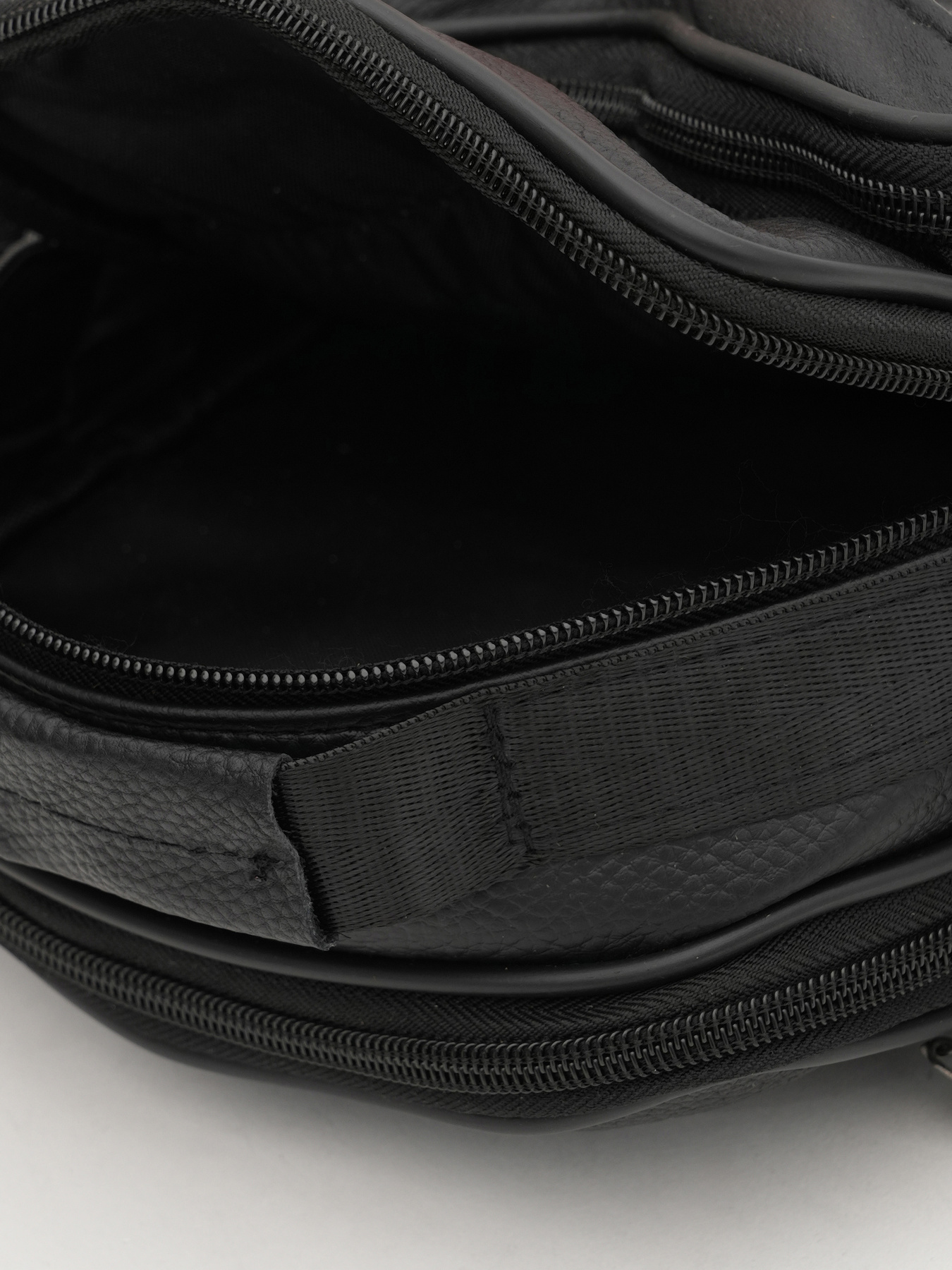 Мессенджер Borsa Leather модель K16683-2bl-black Фото