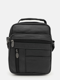 Мессенджер Borsa Leather модель K16683-2bl-black Фото