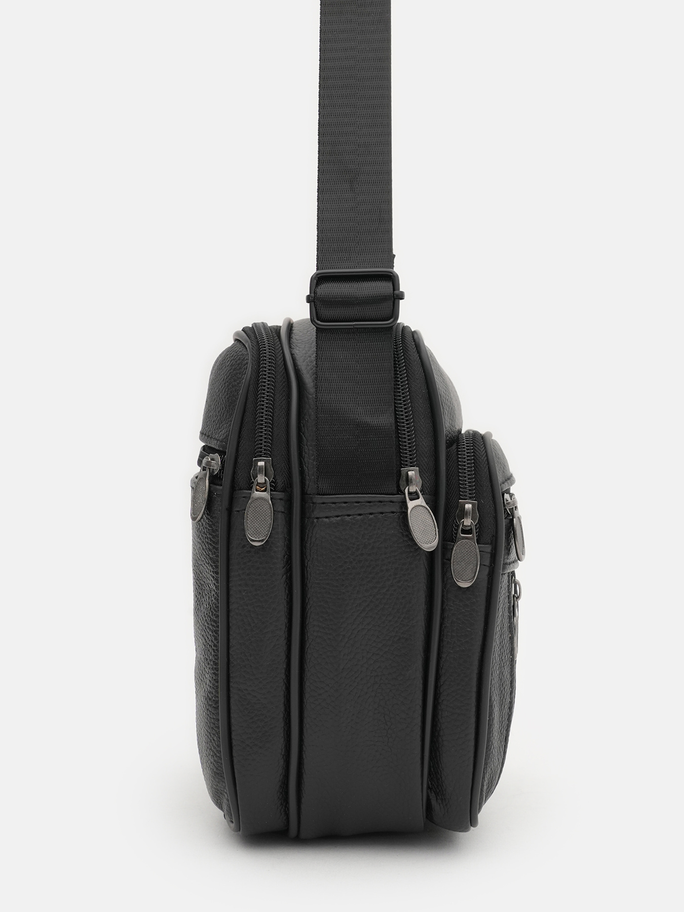 Мессенджер Borsa Leather модель K16683-2bl-black Фото