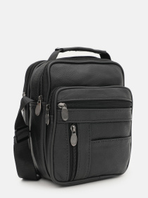 Мессенджер Borsa Leather модель K16683-2bl-black Фото