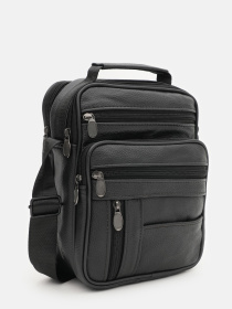 Мессенджер Borsa Leather модель K16683-3bl-black Фото