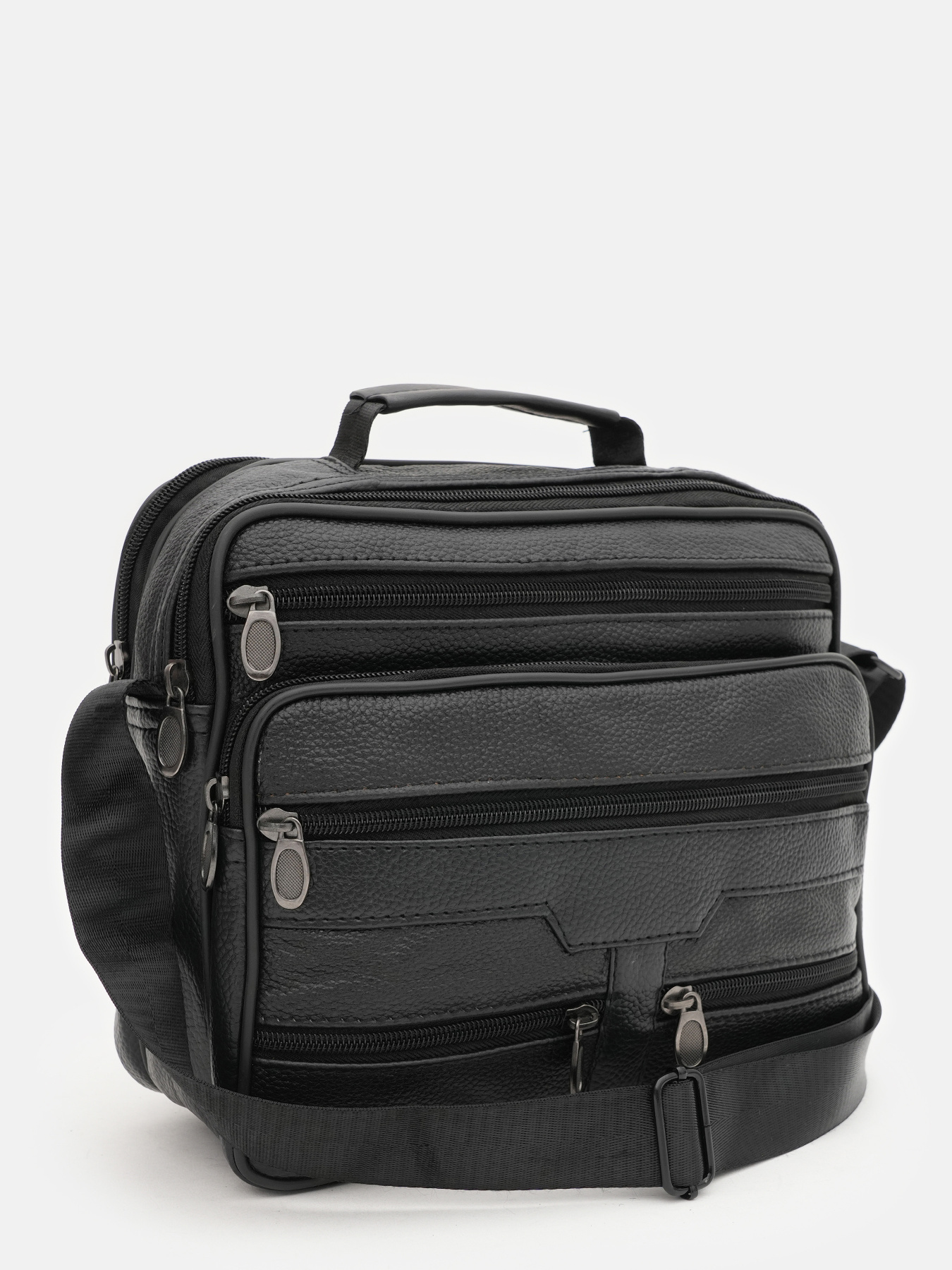 Мессенджер Borsa Leather модель K16687-3-black Фото