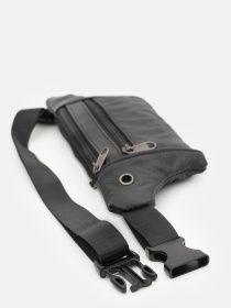 Поясная сумка Borsa Leather модель K1ky614bl-black Фото