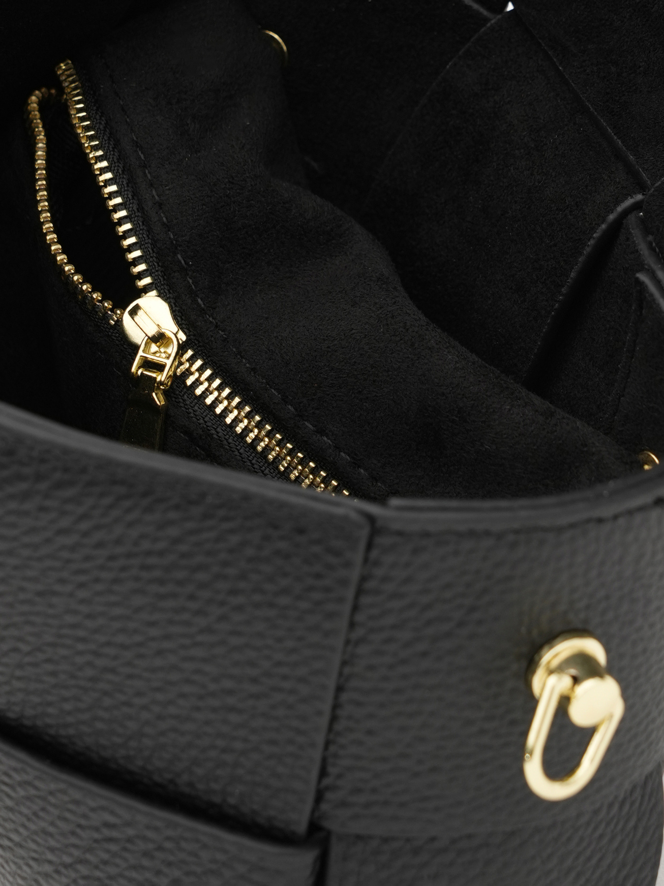 Сумка Borsa Leather модель K12118bl-black Фото