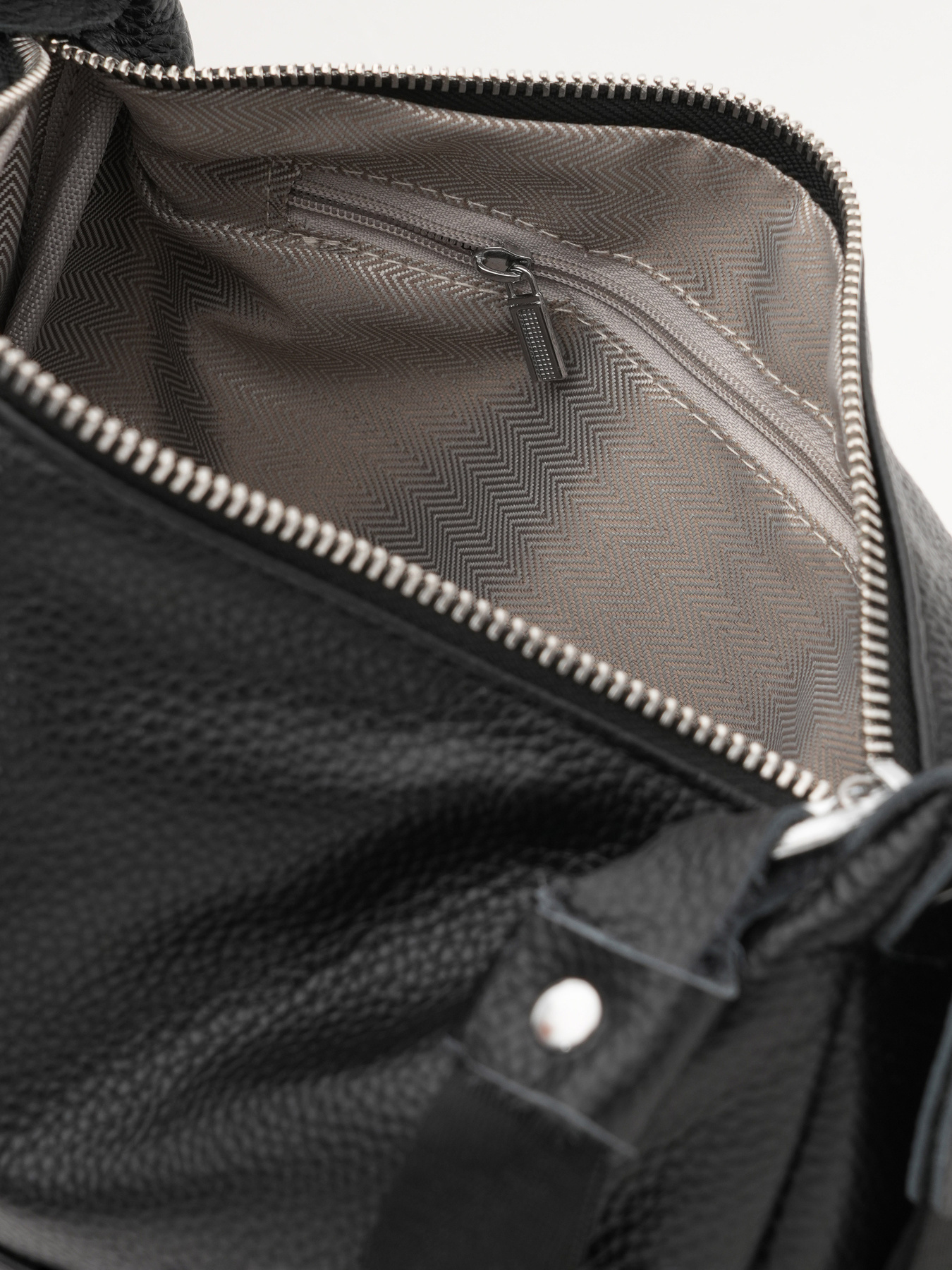 Сумка Borsa Leather модель K12242bl-black Фото