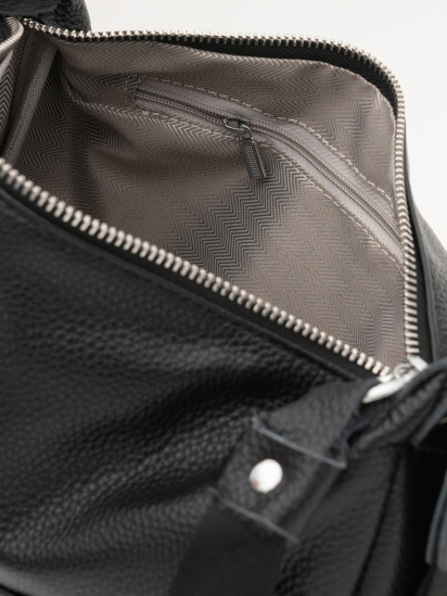 Сумка Borsa Leather модель K12242bl-black — фото 5 - INTERTOP