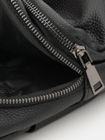 Рюкзак Borsa Leather модель K1328c-black Фото