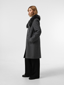 Пальто с утеплителем Danna модель 1981GR Фото