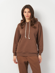 Худи Роза модель 231110_chocolate Фото