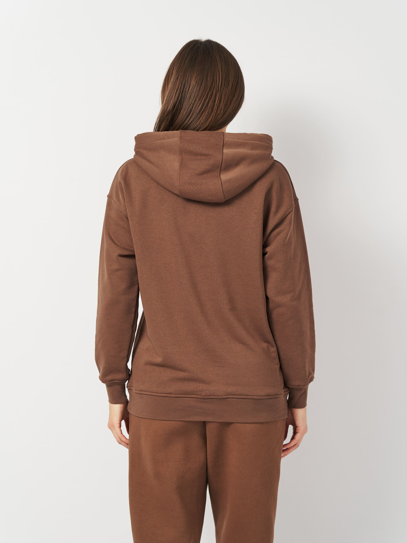 Худи Роза модель 231110_chocolate Фото