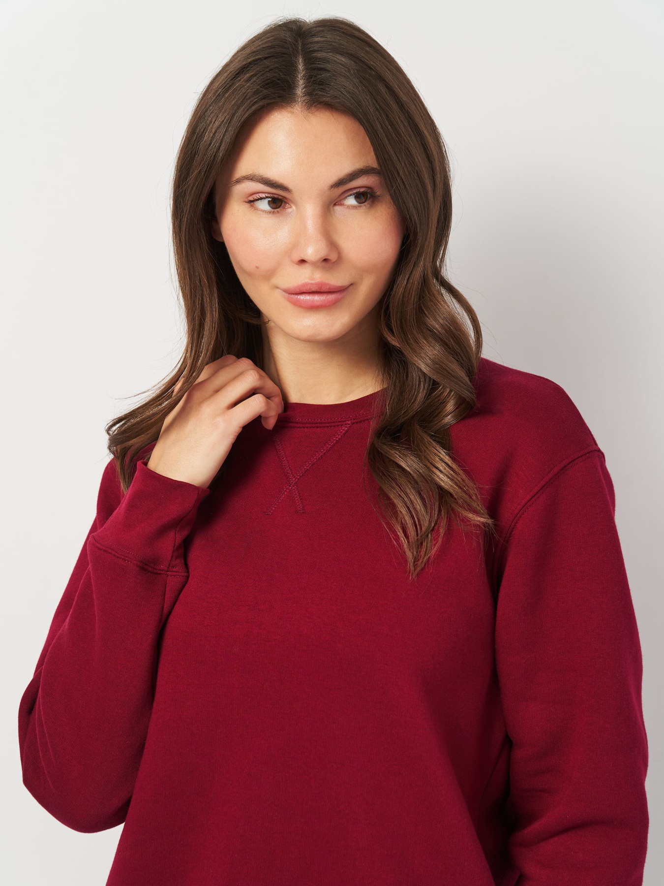 Світшот Роза модель 240428_cherry Фото