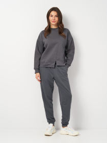 Свитшот Роза модель 231010_grey Фото