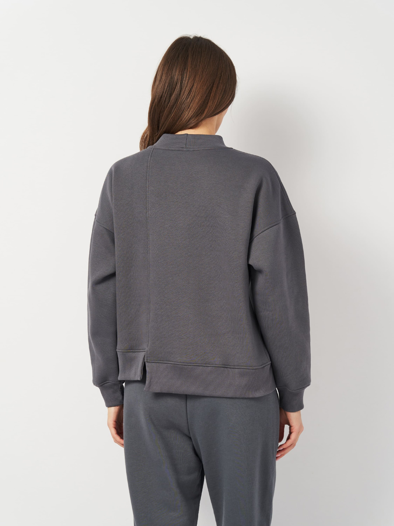 Свитшот Роза модель 231010_grey Фото