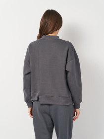 Свитшот Роза модель 231010_grey Фото