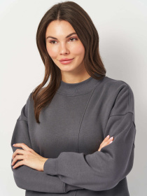 Свитшот Роза модель 231010_grey Фото