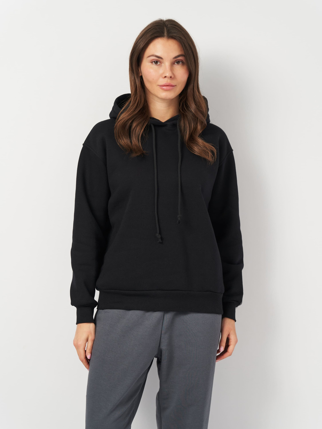 Худи Роза модель 240410_black Фото