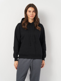 Худи Роза модель 240410_black Фото