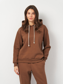 Худи Роза модель 240410_chocolate Фото