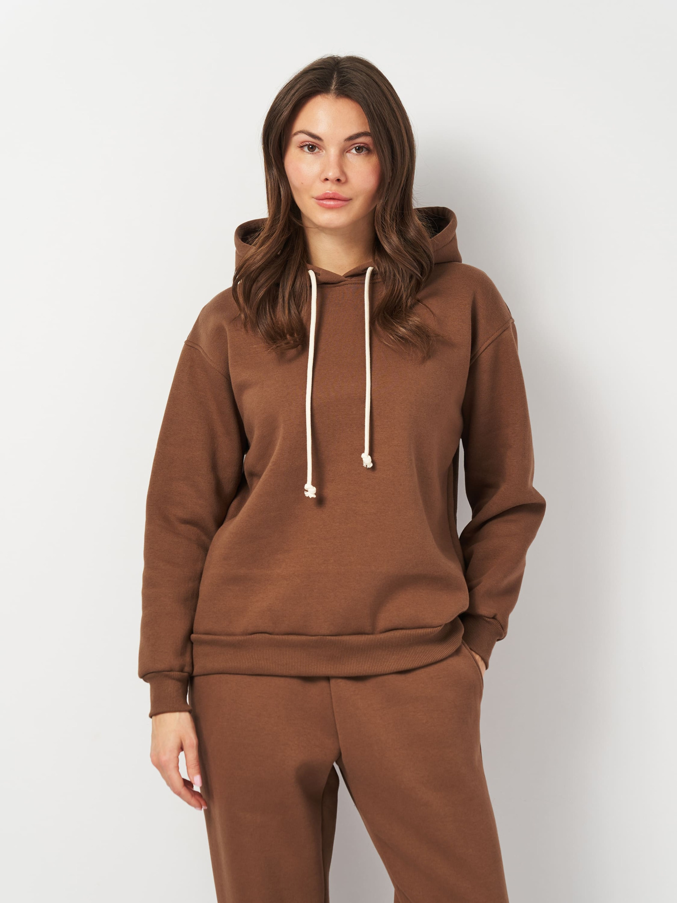 Худи Роза модель 240410_chocolate Фото
