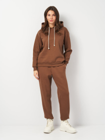 Худи Роза модель 240410_chocolate Фото