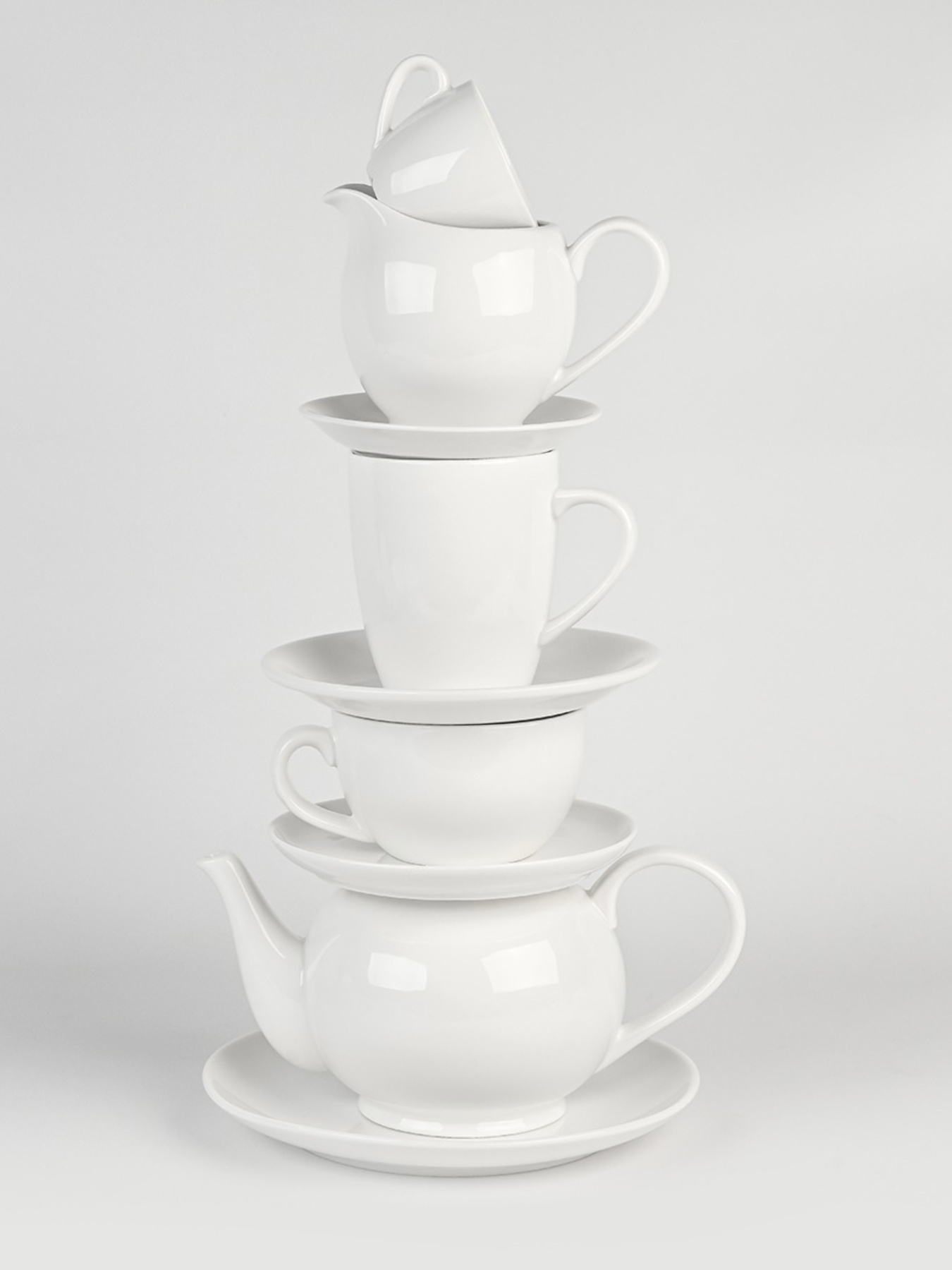 Кружка "Жемчужина" фарфоровая белая MBM MY HOME модель KP-99 WHITE Фото