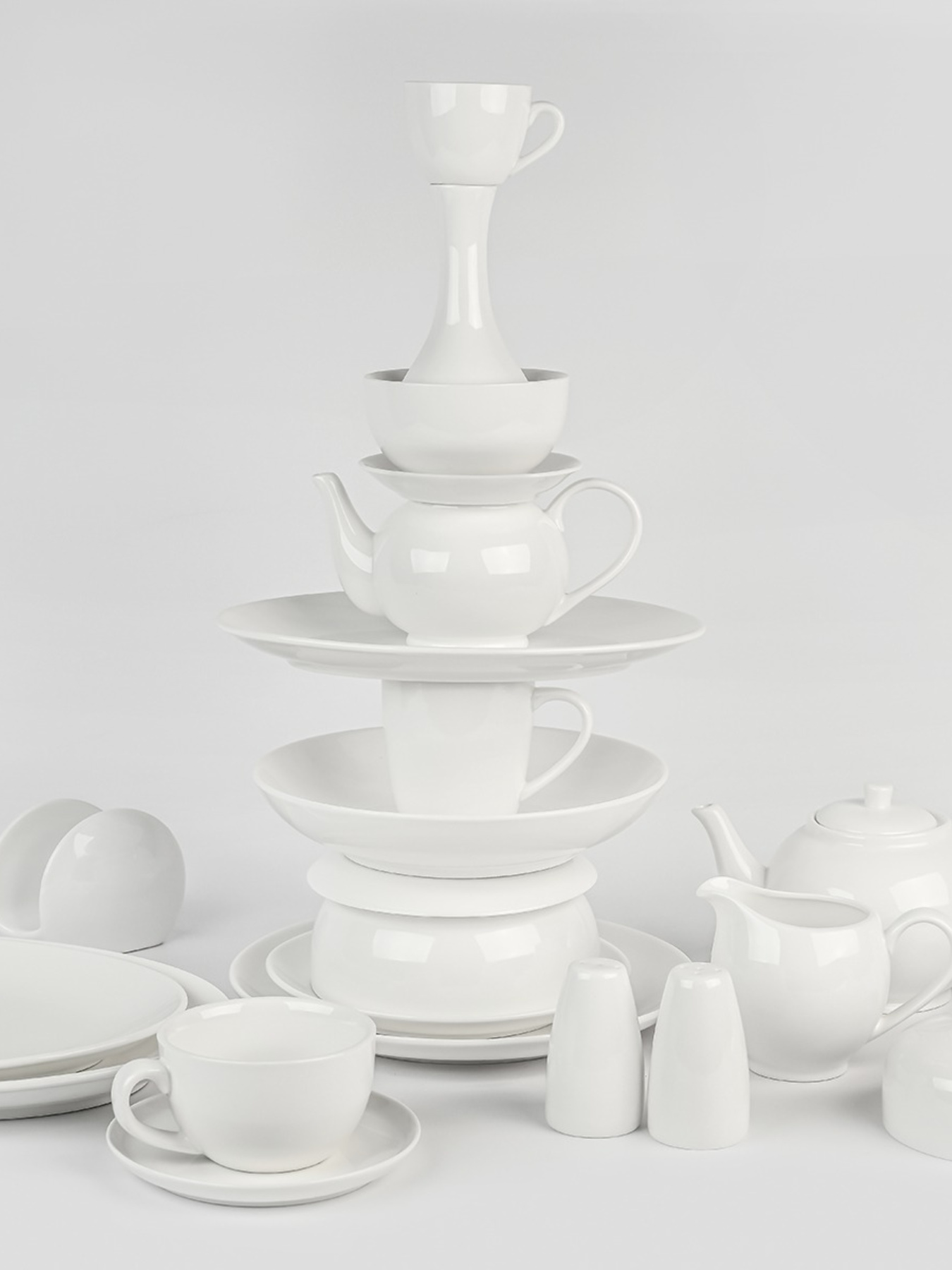 Кружка "Жемчужина" фарфоровая белая MBM MY HOME модель KP-99 WHITE Фото